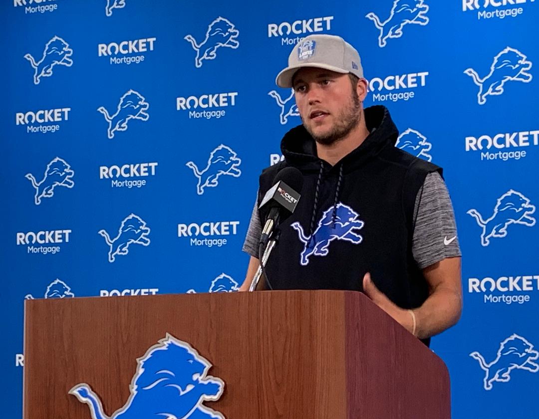 Detroit Lions quarterback Matthew Stafford