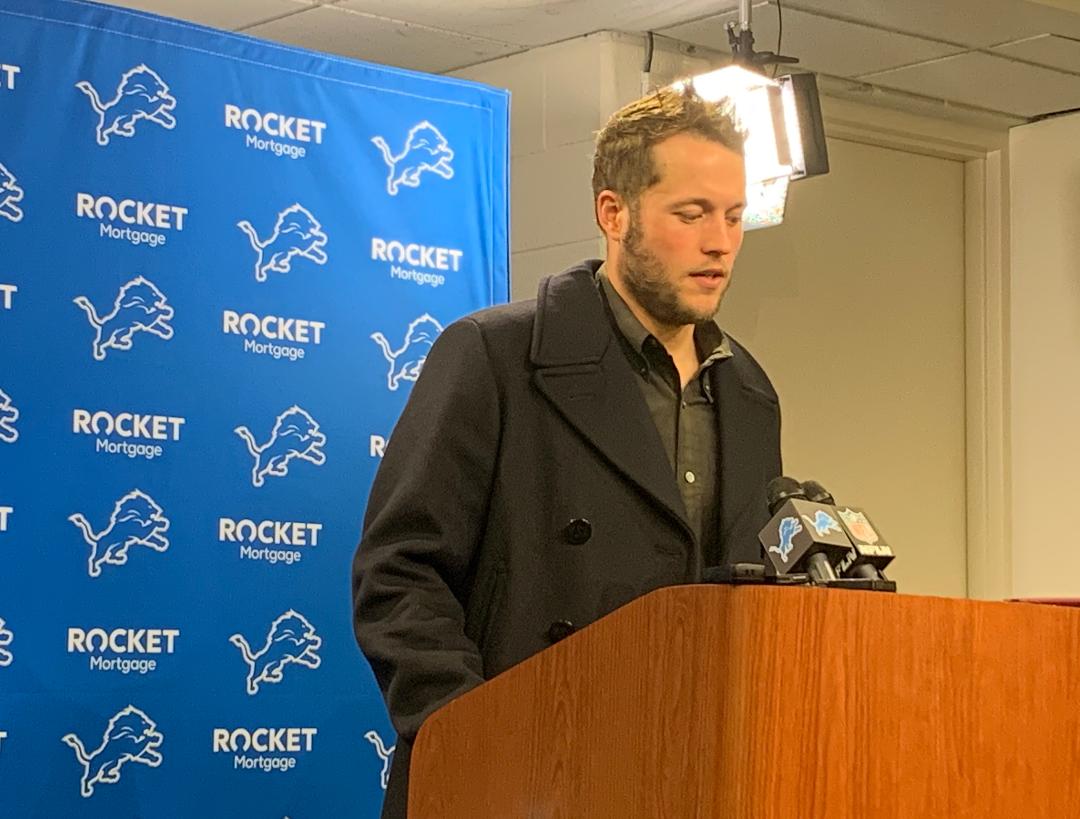 Five thoughts from Lions QB Matthew Stafford on win over&nbsp;Giants