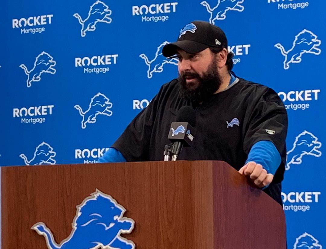 Detroit Lions coach Matt Patricia