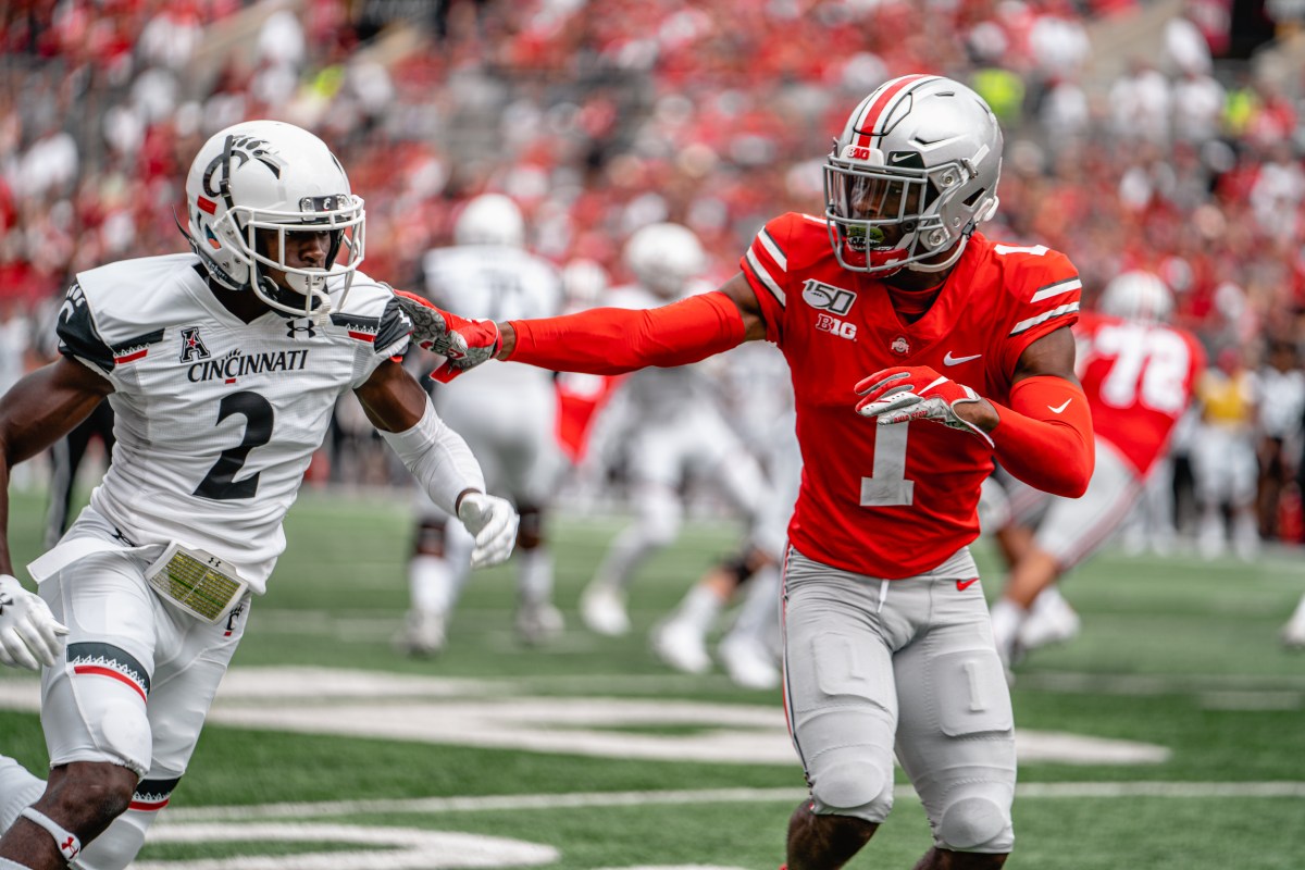 Jeff Okudah, who played at Ohio State, was the Detroit Lions' first round pick in the 2020 NFL draft on Thursday, April 23.