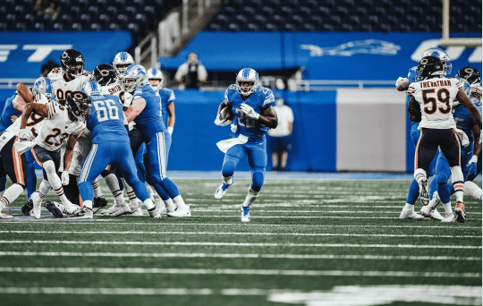 Lions RB Adrian Peterson