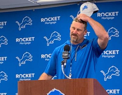Lions coach Dan Campbell