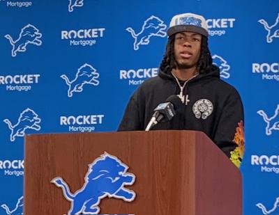 Lions RB Jahmyr Gibbs welcomed to Detroit; says his versatility is&nbsp;key
