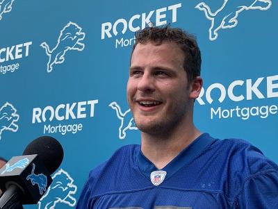 Lions rookie tight end Sam LaPorta