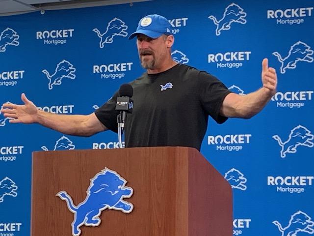 Lions coach Dan Campbell