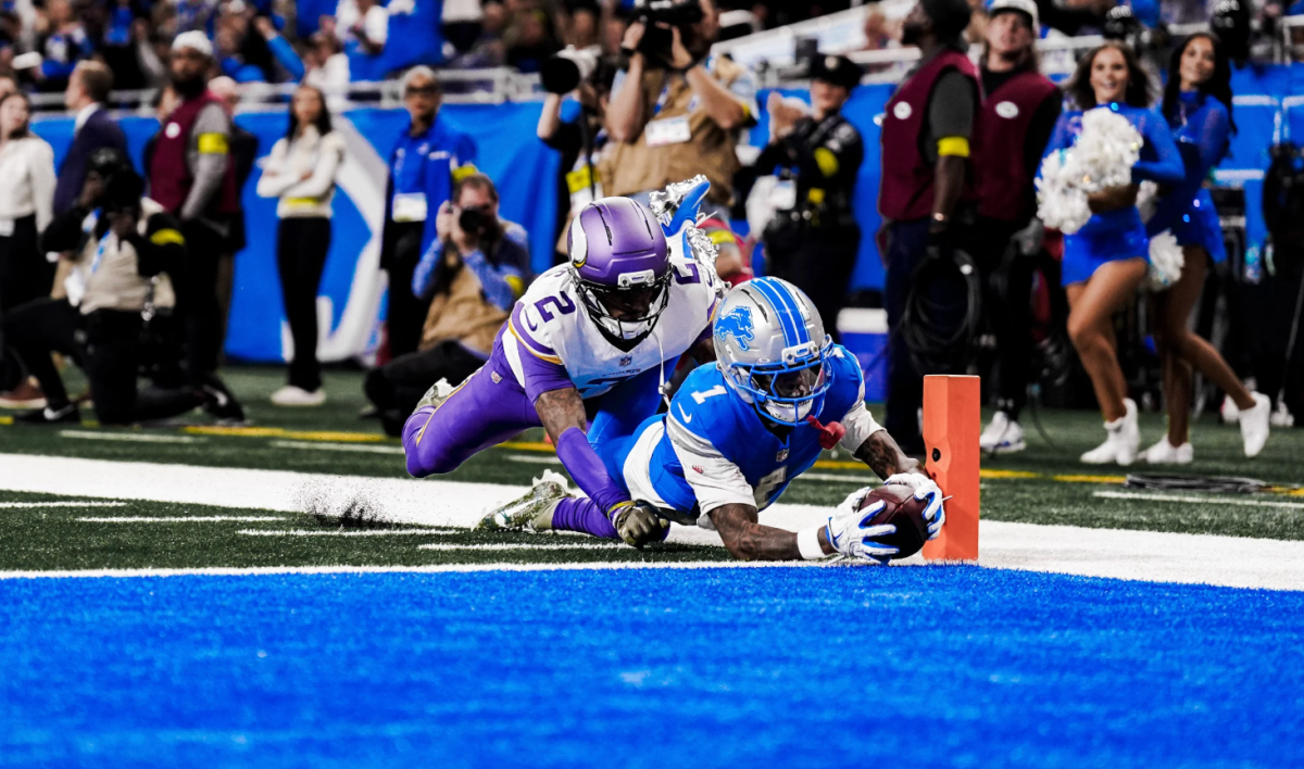 Lions WR Jameson Williams scores a TD