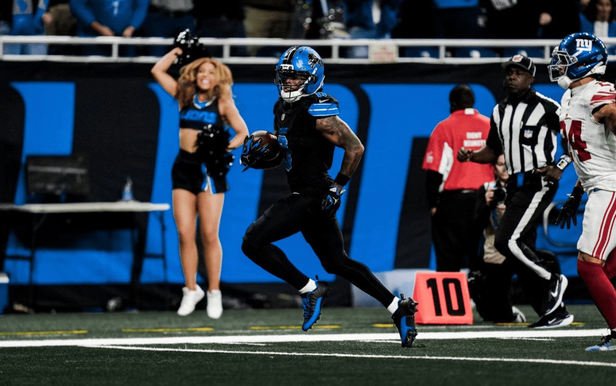 Lions RB Jahmyr Gibbs